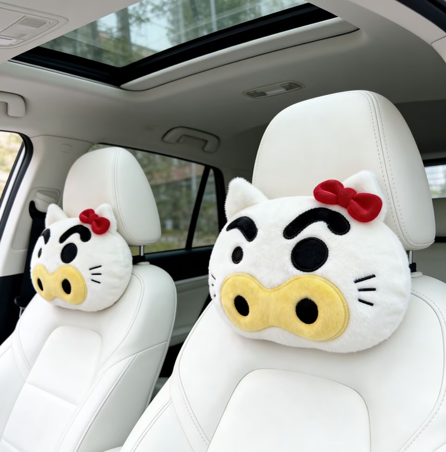 Crayon Shin-Chan Chubby Zaemon Car Headrest Neck Pillow Cushion Car Seat Crayon Shin-Chan Car Headrest