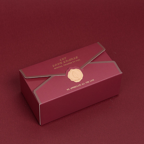 Wholesale souvenir box, simple ins style wedding candy box, creative Korean empty box, golden champagne color gift box