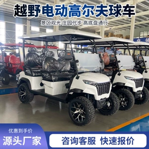 Electric off-road golf sightseeing vehicle, golf cart, four-wheel scenic tourist electric sightseeing vehicle manufacturer