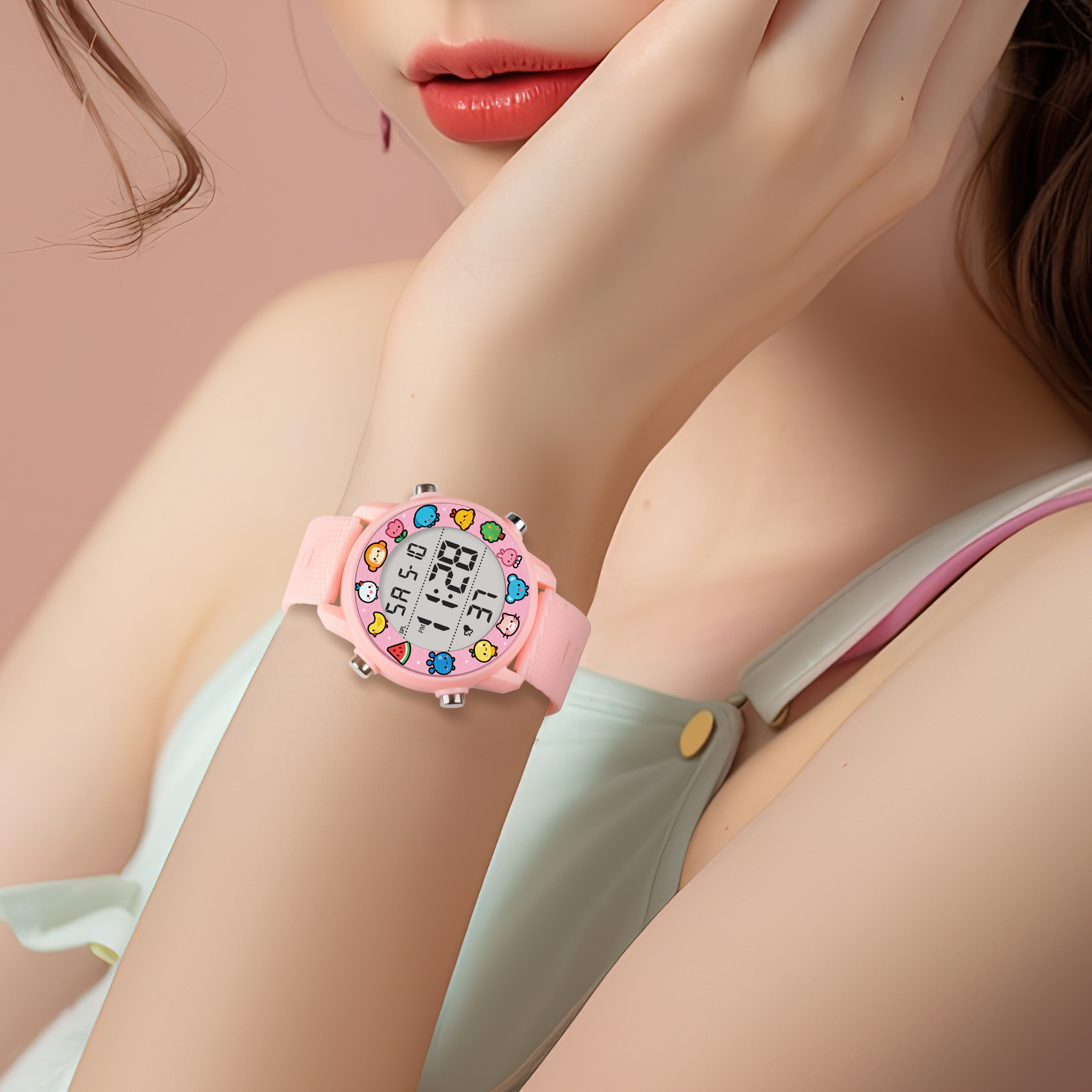 Reloj electrónico de luz nocturna al aire libre para niños y niñas multifuncional alarma relojes electrónicos deportivos al por mayor