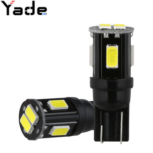 Car led width indicator light T10 5730 6SMD license plate light reading light license plate light highlight W5W small light