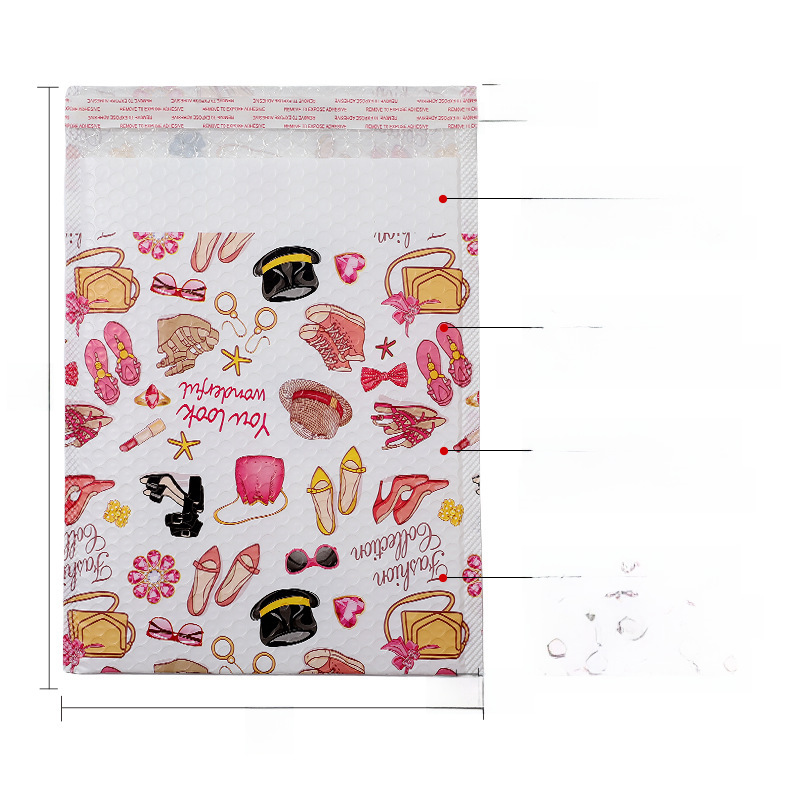 thumbnail image 5 of Bolsa de burbujas de película coextruida de color, bolsa de sobre engrosada, bolsa de embalaje de ropa, bolsa de embalaje exprés de logística, bolsa de espuma, 5 of 5