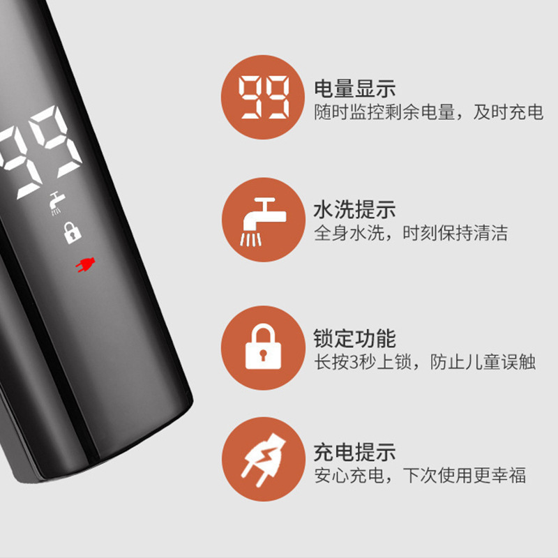 丽科跨境防水电动剃须刀家用男士理发器多功能电推剪鼻毛器套装批|undefined