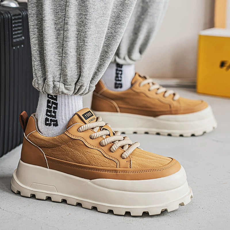 2025 весна и осень live новый нишевый outdoor board Shoes толстая подошва модная обувь стиль douyin студент корейский мужская обувь