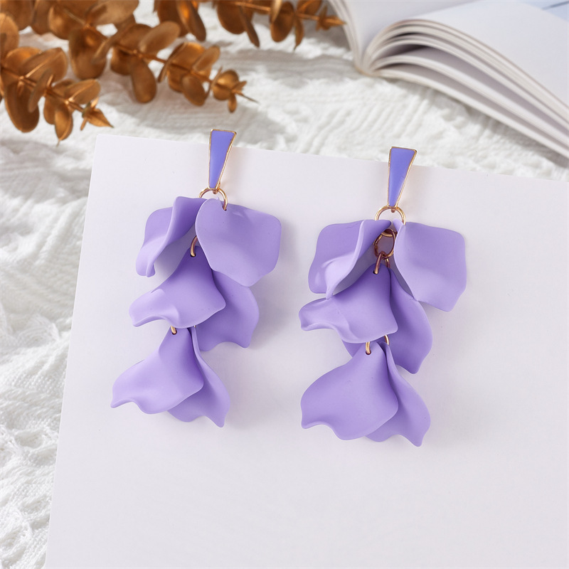 14g Weight 304 Stainless Steel Ear Needle Material Drop Earrings Classification 1 Pair Quantity Casual Occasion Acrylic Material Geometric Pattern Women's Gender Stoving Varnish Design Lady Style 1 Pair Lady Geometric Stoving Varnish Arylic Drop Earrings 4