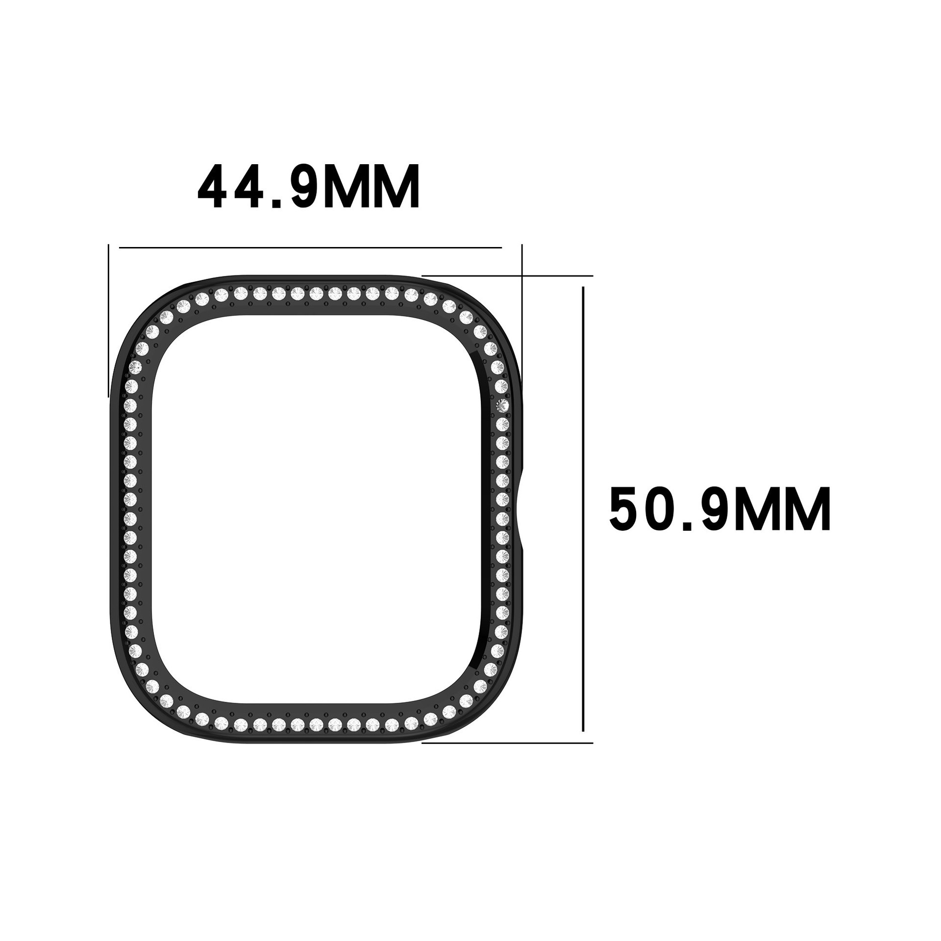 Redmi watch5 Watch case PC hollowed-out with diamonds Redmi Watch 4/5 transparent case full figure