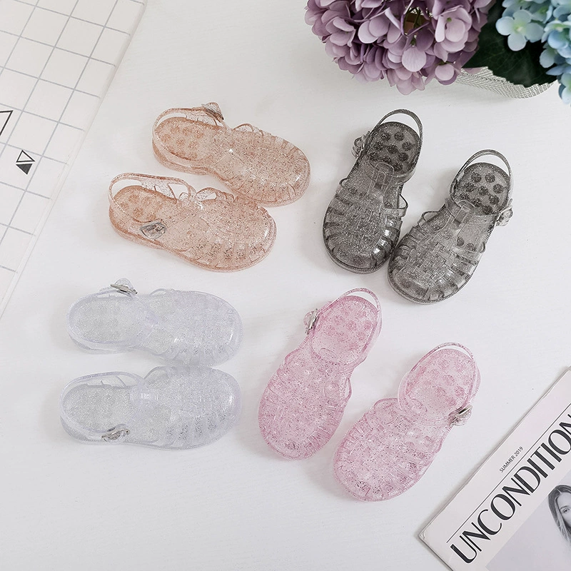 Детские сандалии носить хрустальные птичьи гнезда летом