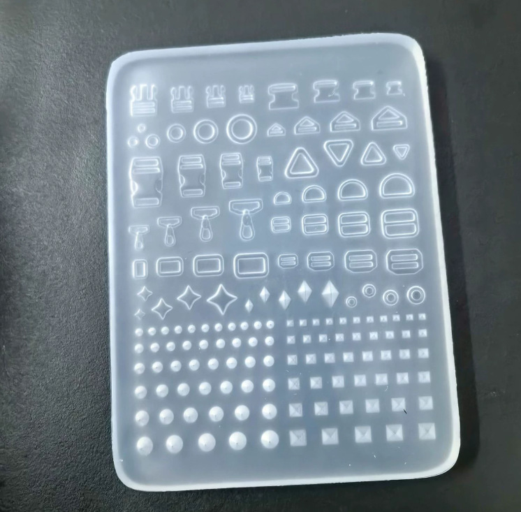 Molde de manicura amor arco en relieve flor ornamentos molde abrasivo alta permeabilidad estereoscópica DIY decoración molde de silicona