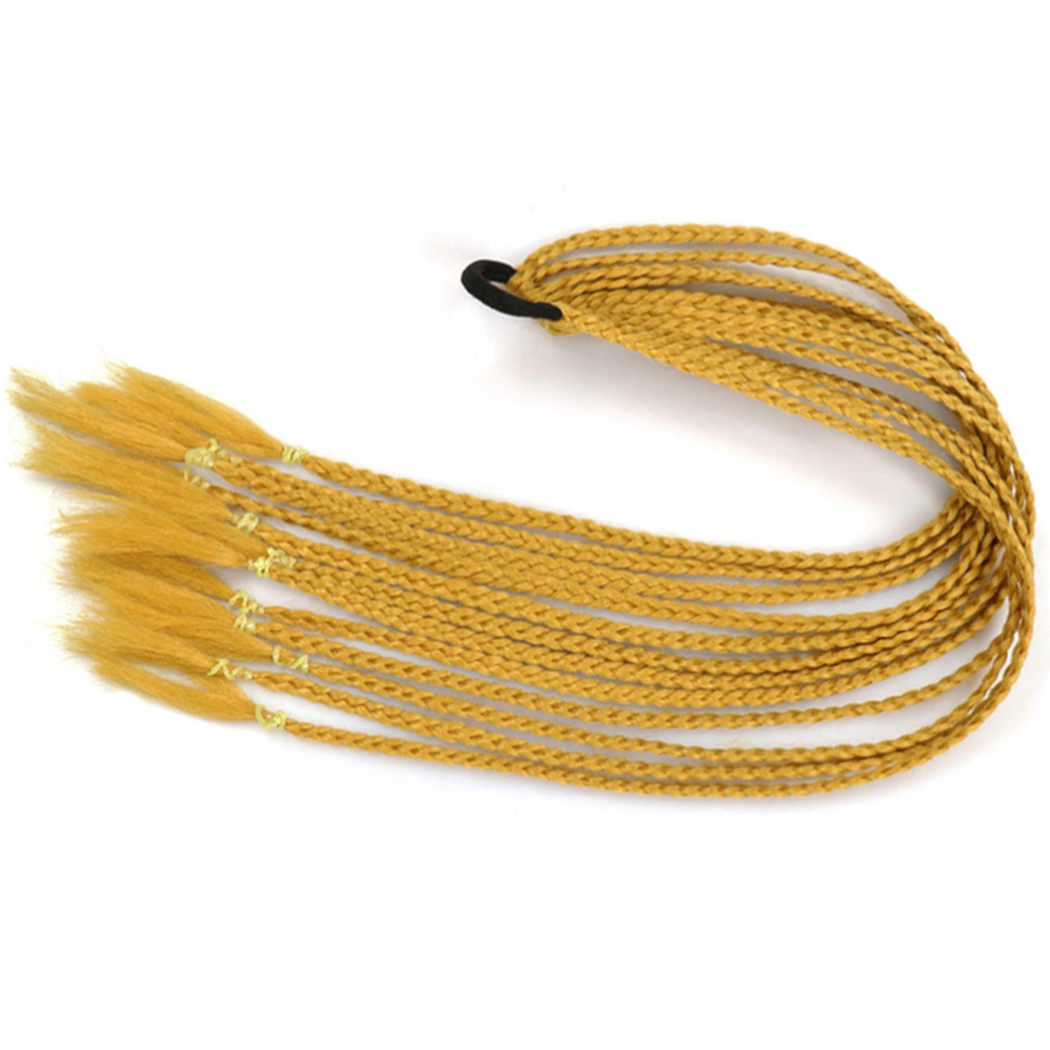 Inventario al por mayor colorido trenzas de tres hebras africanas trenzas sucias trenzas de caballo recogidas en stock Inventario