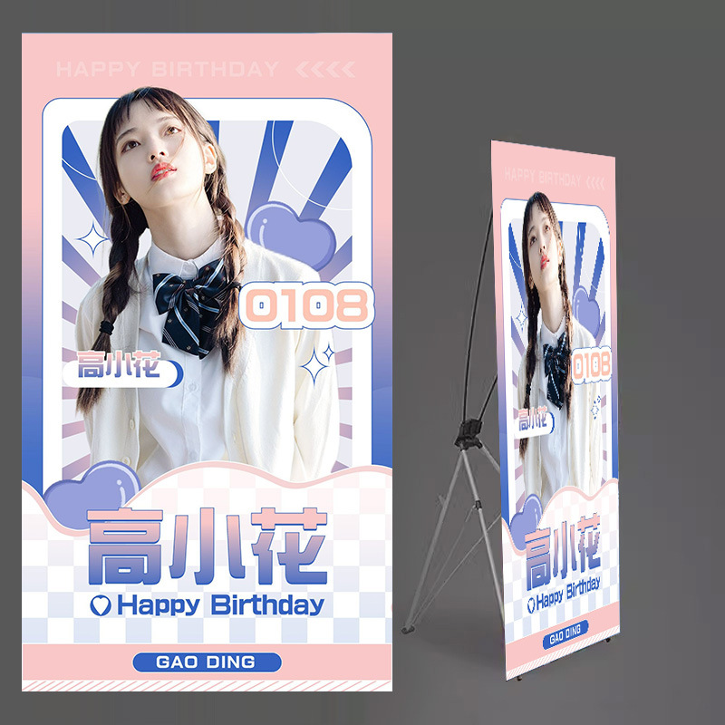 Fabricantes al por mayor engrosamiento diseño de carteles de pvc reclutamiento de bodas tienda actividad tipo puerta estante de exhibición pesado estante de exhibición portátil