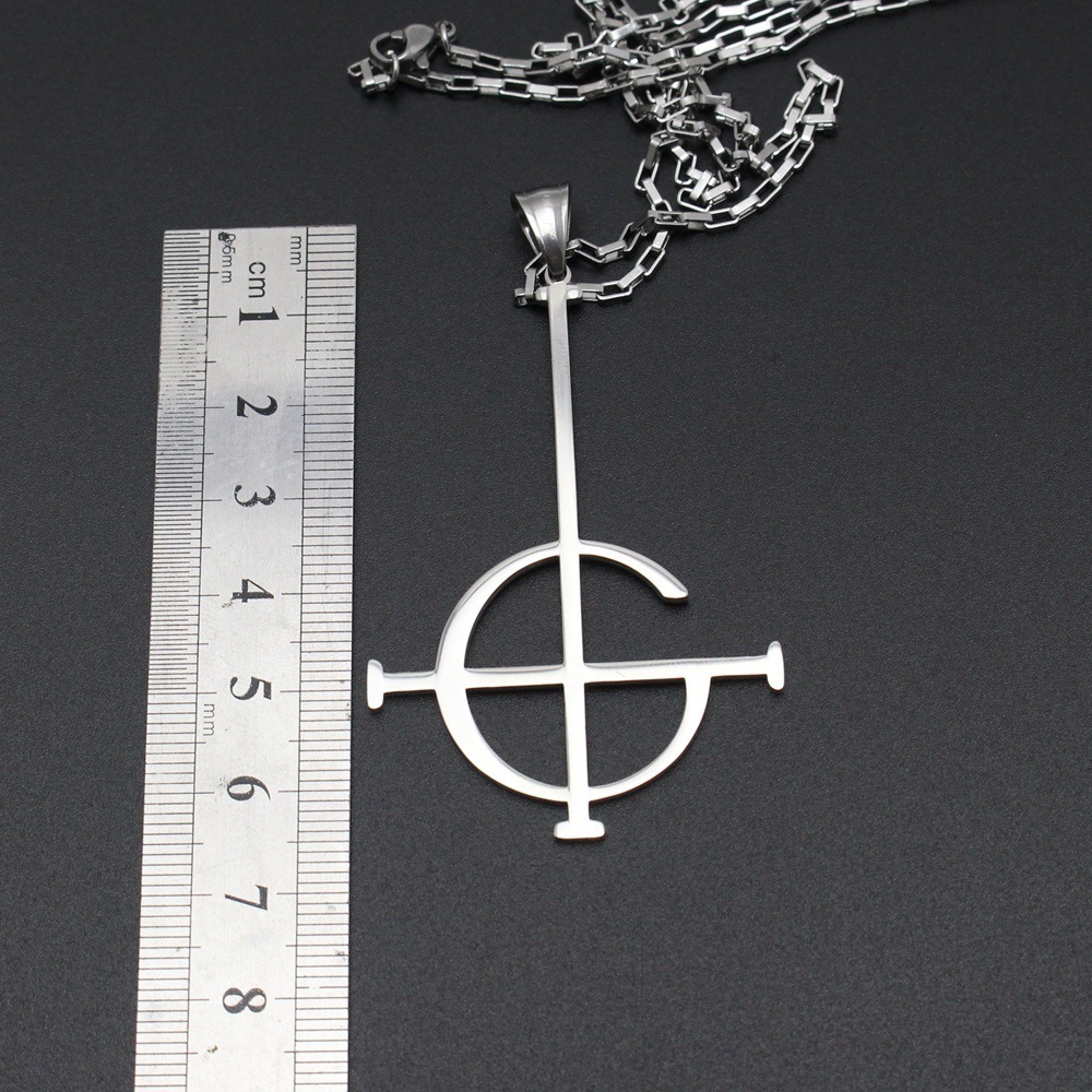 Collana con ciondolo a forma di stella punk alla moda in acciaio inossidabile_voghion.com