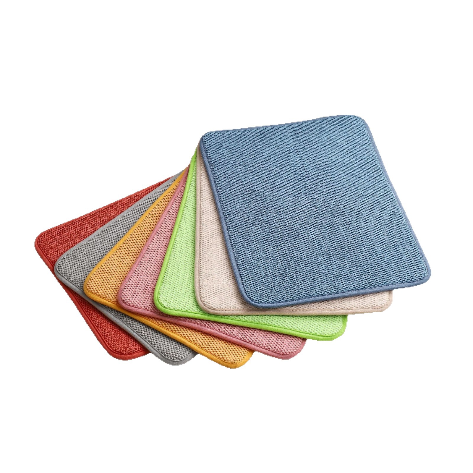 Almohadilla de drenaje de cocina transfronteriza, aislamiento térmico a prueba de escaldaduras, material de microfibra, almohadilla de secado para vajilla, mantel de aislamiento térmico, absorción de agua, secado rápido