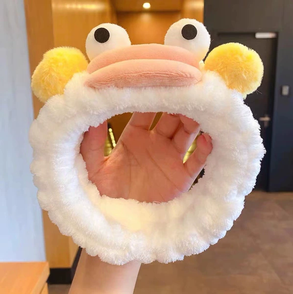 White sausage mouth strap