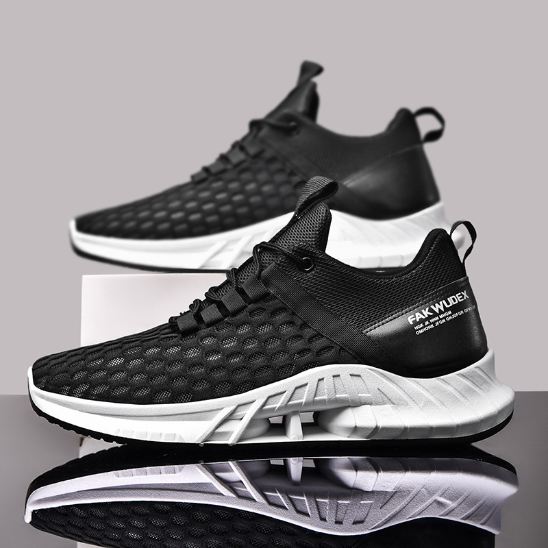 Cross Border Heren S Schoenen Nieuwe Zomer Ademend Vliegend Geweven Casual Mesh Zachte Bodem Sport_voghion.com