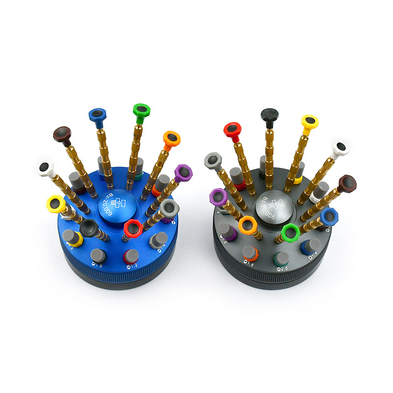 修表工具 T型一字修表起子 六角头全钢T型一字十字螺丝刀套装