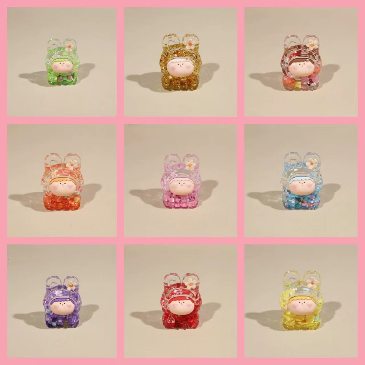 Акрил в масле креативный зыбучий песок M бобовый средний 8,6 Лилит встряхивает слепой мешок слепой футляр для украшения стола