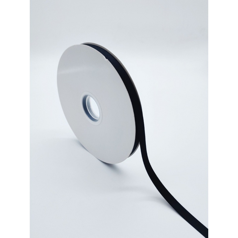 algodón negro poliestéril poliestéril algodón doble cara color correa bolsas de prendas de vestir adornamiento de cabello cinta arco accesorios cinta en stock lote