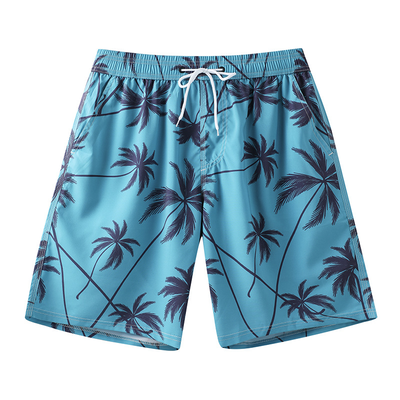 Spot wholesale pareja pantalones de playa hombres sueltos de talla grande casual pantalones cortos de mujer de vacaciones deportes pantalones cortos deportivos elásticos de cuatro caras