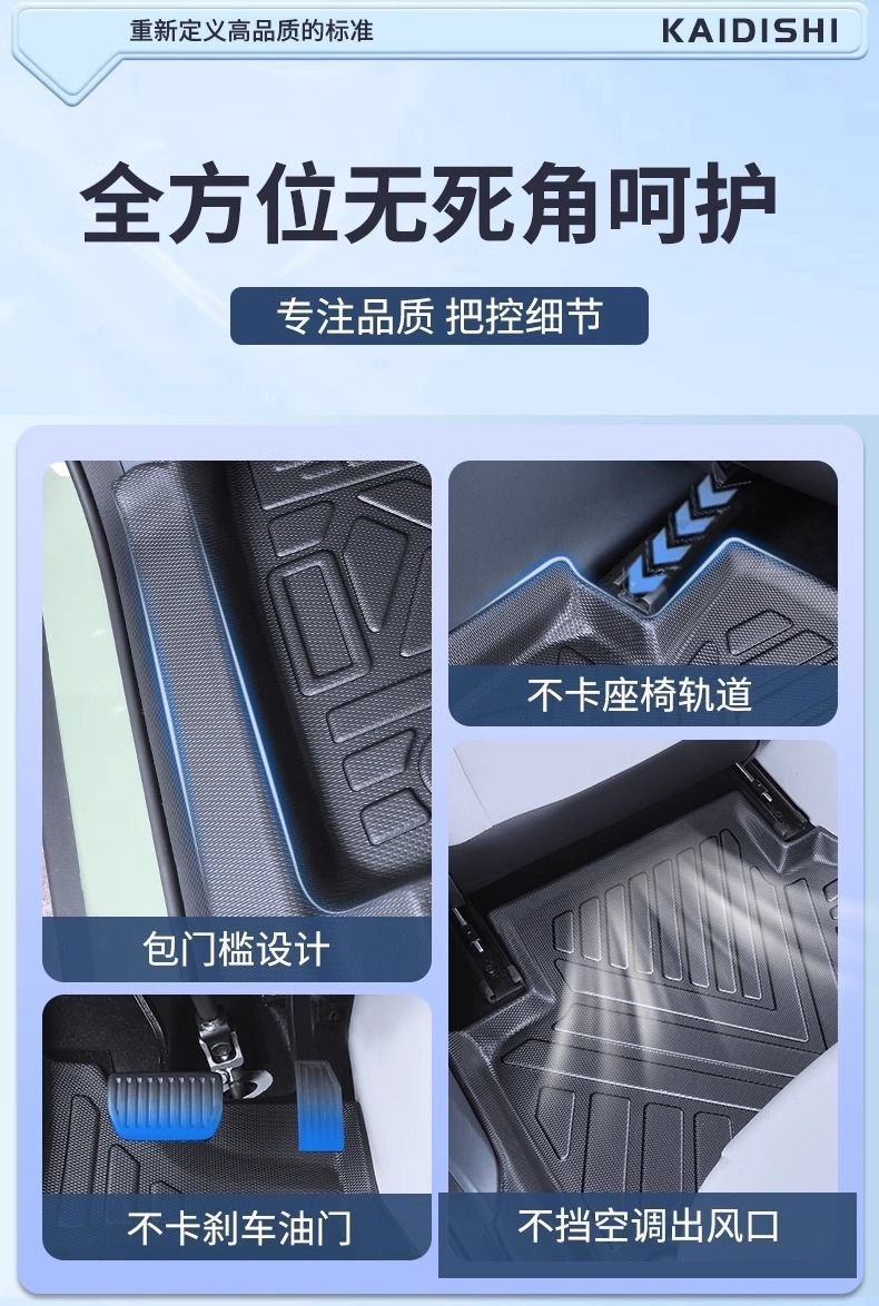 Suitable for Honda CRV foot mat surrounding 24-25 hybrid bag threshold TPE car foot mat star upper interior
