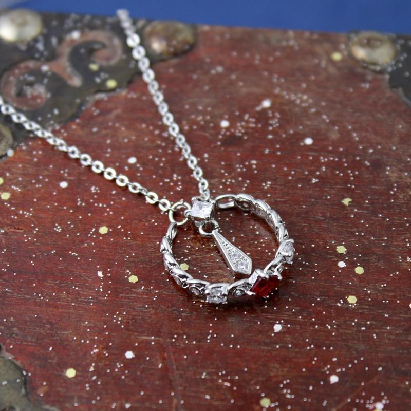Heavenly Official Blessing Xie Lian Huacheng Ashes Ring Necklace, Detachable and Dual-Use, Same Style as the Anime
