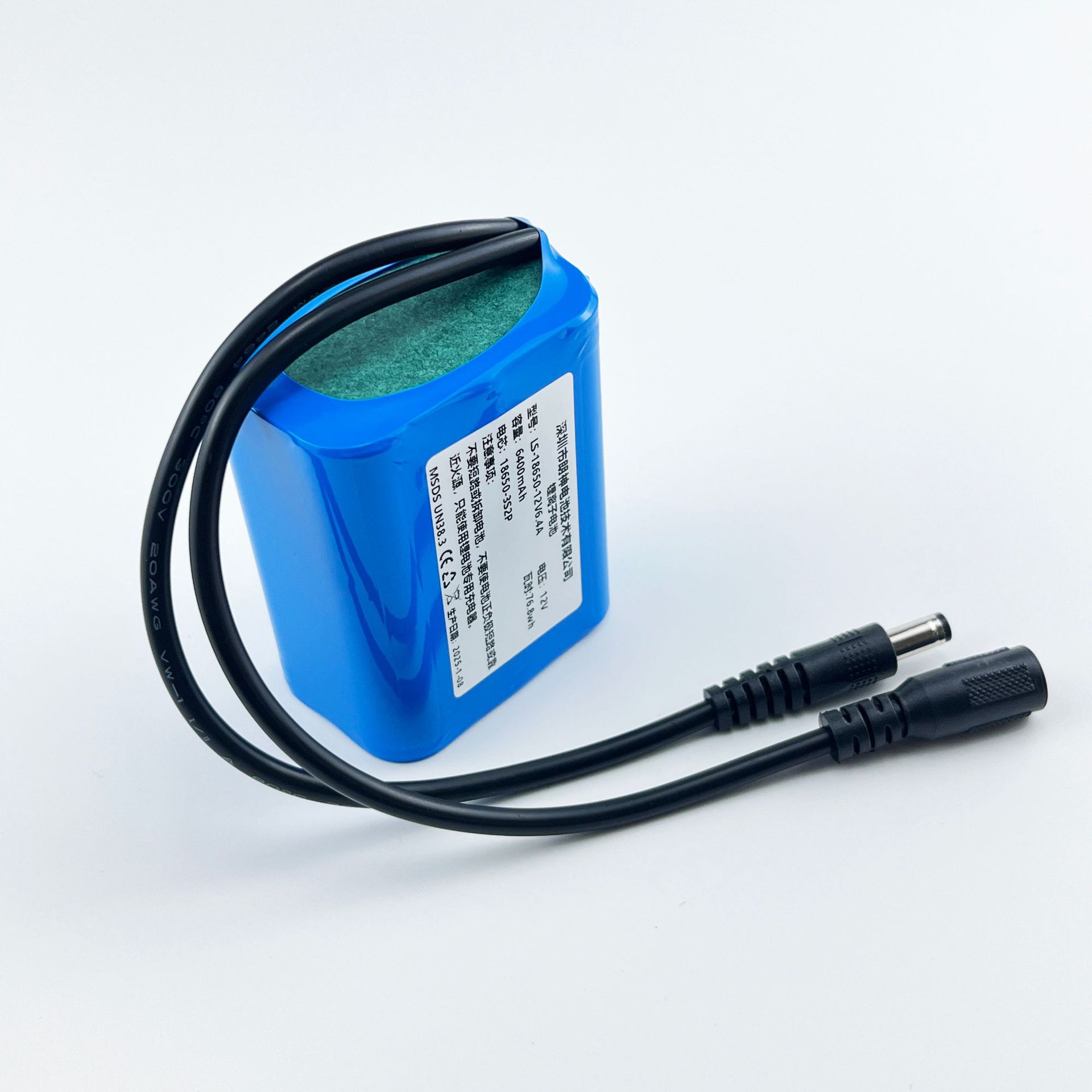 18650 lithium battery -12 V6400mAh(6 combinations)