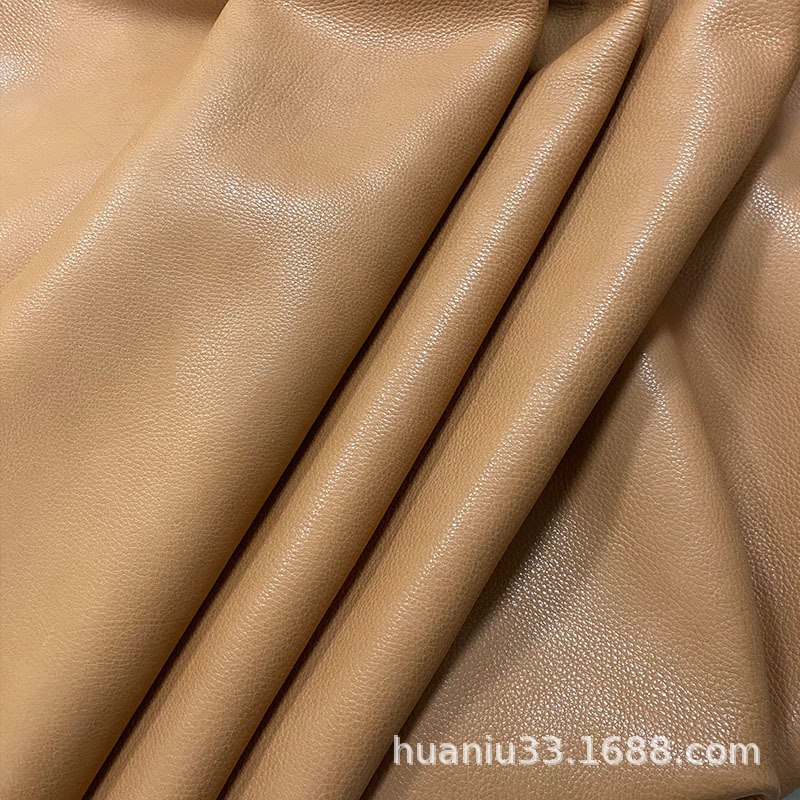 头层牛皮油蜡自然甩纹厚皮高档鞋材箱包真皮皮料2.0现货厂家直销