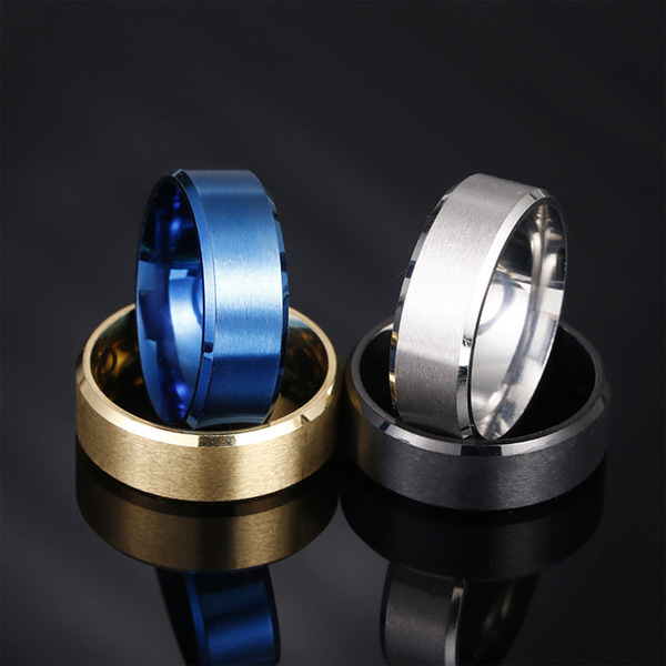 matte ring stainless steel