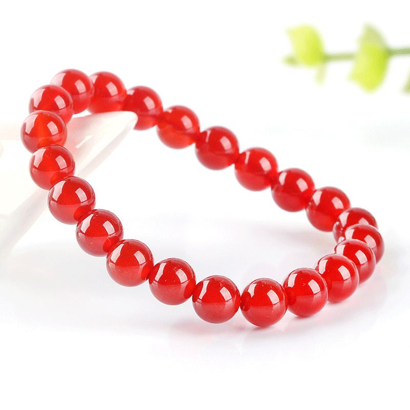 Natural Agate Bracelet in Red, Black, and Green with Buddhist Beads, Marriage Beads, Direct from Manufacturer, Wholesale Red Agate Bracelet