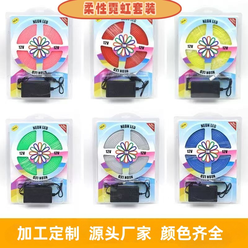 Tira de luz LED de neón 6*12 2835 de un solo color 12V de bajo voltaje, tira de luz de silicona modificada para modelado decorativo, flexible y moldeable