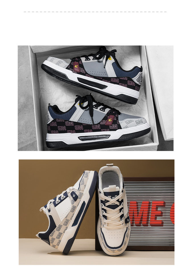 Giày sneaker nam cổ lửng thoáng khí phối màu, đế dày gót 3–5 cm — G 8220m Xanh dương, G 8220m Xanh lá, G8220 màu cam, G8220 xám đen chi tiết 18