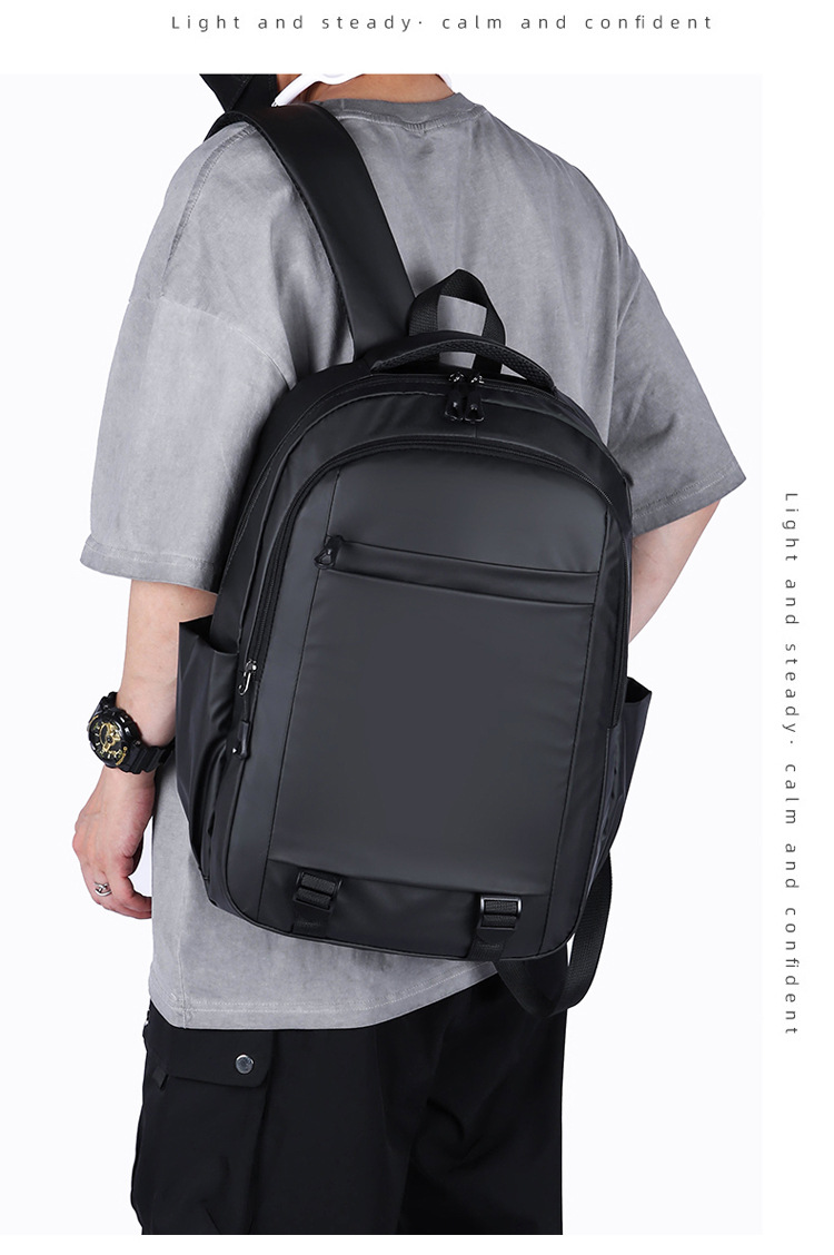 Cross-border wholesale commuting computer bags, large-capacity simple schoolbags for junior and senior high school students, foreign trade backpacks for men, Korean version business undefined
