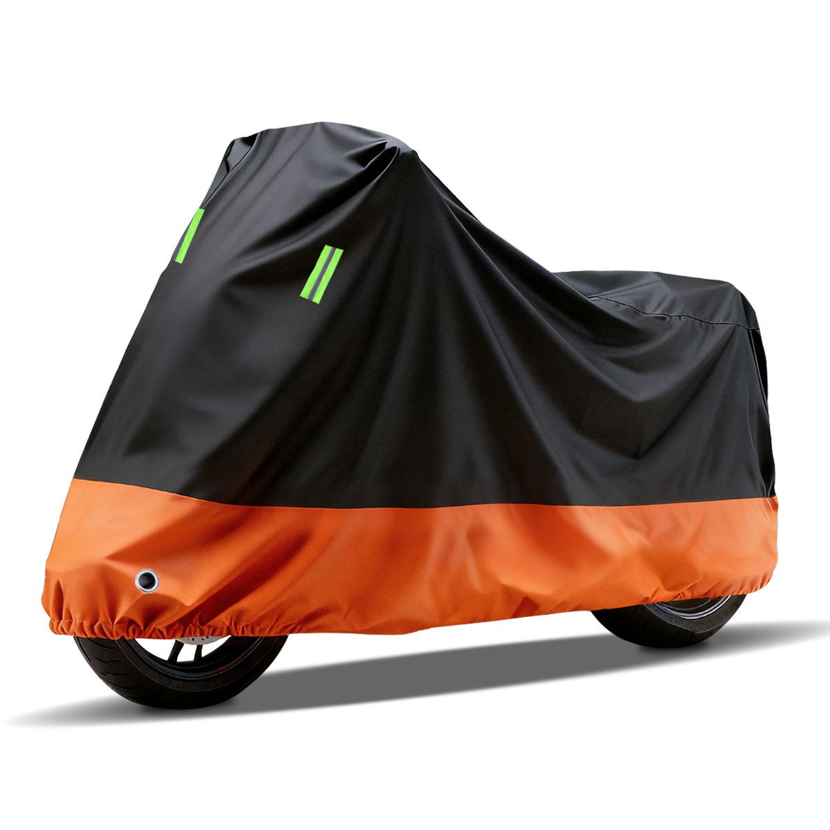 작은 버전은 위쪽이 검은색이고 아래쪽이 주황색입니다.