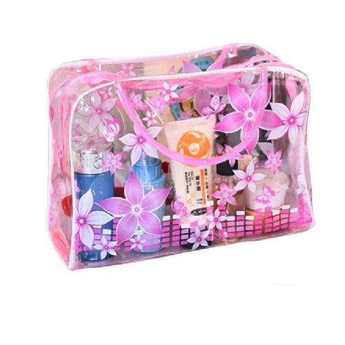 PVC transparent cosmetic bag ins style travel portable waterproof portable toiletry bag skin care products cosmetics storage bag