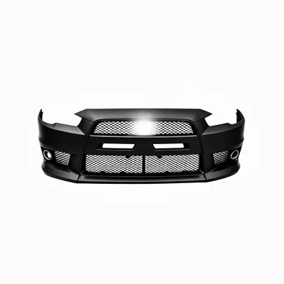 Suitable for Mitsubishi Lancer Modified Parts Evo10 Matte Front Bumper Surround, Car Exterior Parts Made of Pp Material (Big Surrounded) - evo10-matte-front-bumper