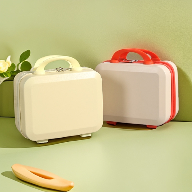 Customized Small Suitcase 14inch Cosmetic Case Mini Small Suitcase Souvenir Boarding Case Password Box Travel Case