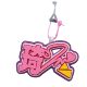 Little Red Book with Song Yuqi non-woven peripheral love beans schoolbag text pendant creative key chain bag pendant