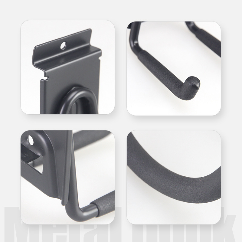 Bicicleta de alta resistencia garaje tubo de agua de alambre aspiradora gancho de almacenamiento de pared gancho de hierro herramientas de jardín