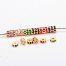 爆款新品s925银文玩手串直切药片隔片猴头菩提树籽银配饰手链配件