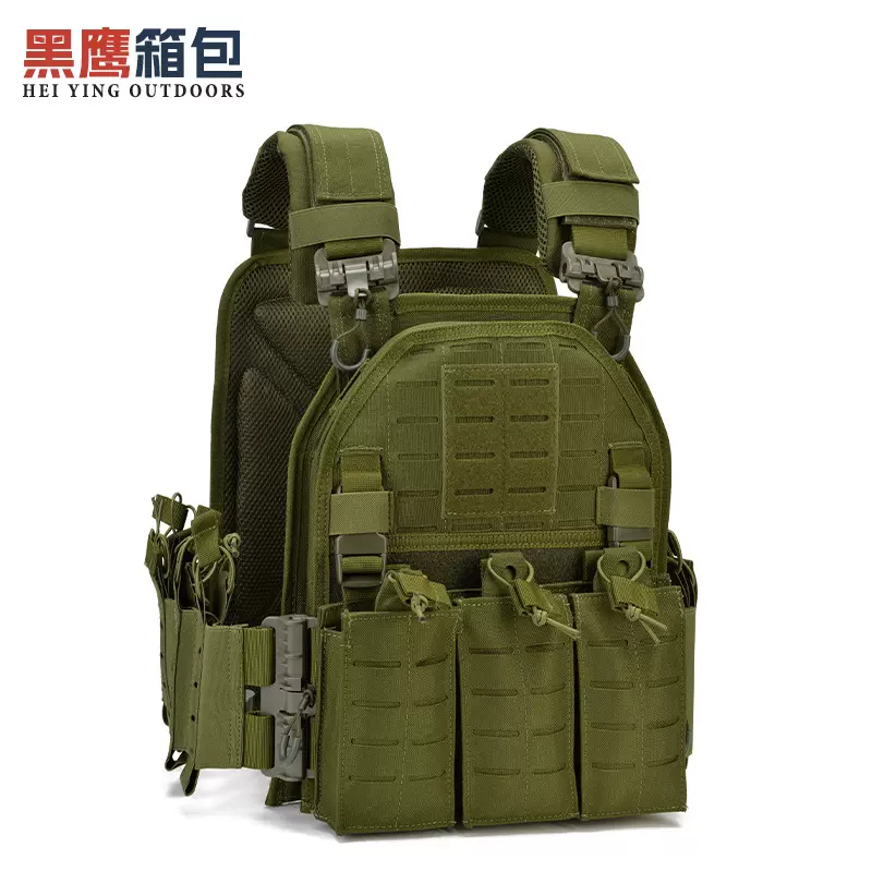 跨境亚马逊户外多功能防水军迷激光快拆战术背心马甲模块化背心