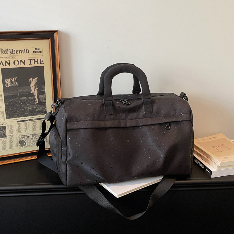 Bolsa de viaje de gran capacidad de viaje de corta distancia, bolsa de equipaje de mano de moda de mujer, bolsa de ejercicio deportiva ligera, bolsa de almacenamiento en espera de producción image 7