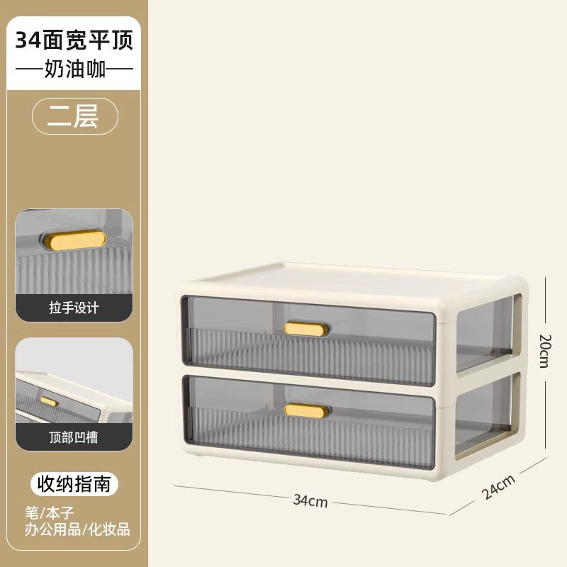 Cosmetic table storage box, lipstick, capacious transparent plastic face mask