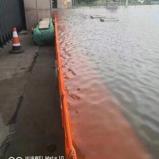L-shaped red flood control baffle ABS water blocking isolation drainage special rescue emergency replacement sandbag municipal movable