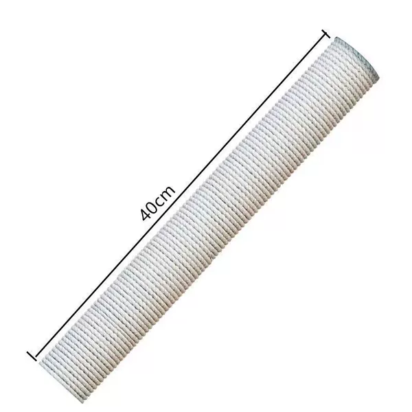 White 40cm sisal column