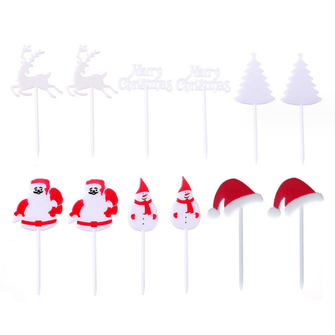 Uso doméstico Cartoon Tenedores para fruta para niños Creativo Animales para niños Set de palillos de plástico para fruta Palillos para fiambrera