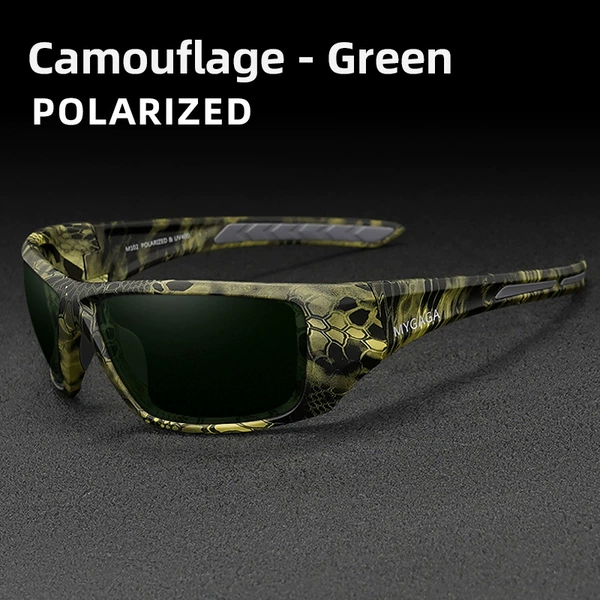Camouflage frame-polarized dark green film