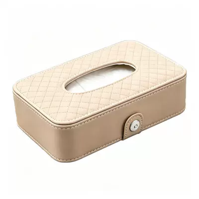 Car tissue box/set: holder for car seat back