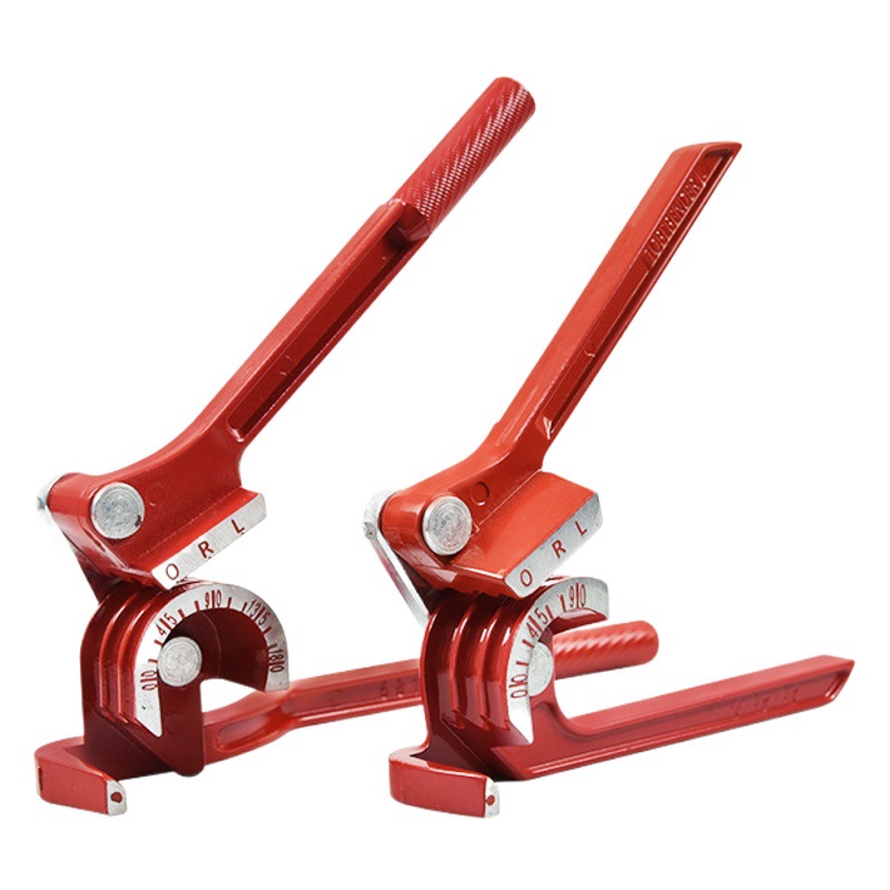 Dobladora de tubos manual tres en uno Multi-propósito de tres ranuras Pipe Bender aire acondicionado tubo de cobre tubo de aluminio universal de energía pequeña flexión image 1