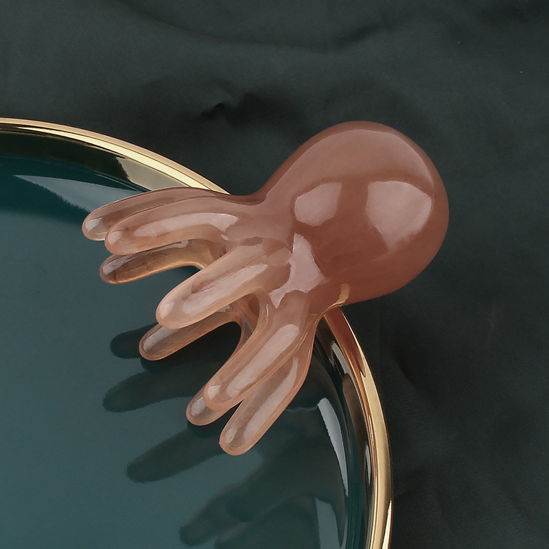 Pein de masaje de pulpo de ocho garras de cabeza masajeador de meridianos agarrar puntos de acupuntura