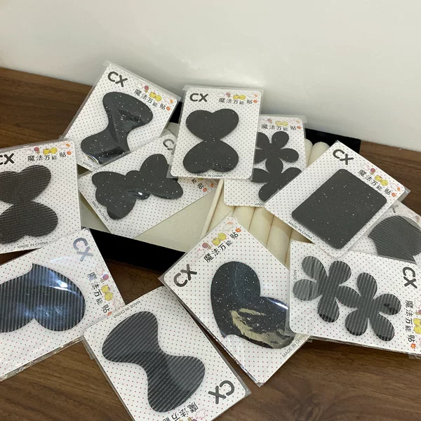 K-Style of Black Magic Stickers with Geometric Shape, Silver Star Broken Hair Stickers, Hair Stickers, Bangs Stickers, Fixed Artifact Hair Accessories