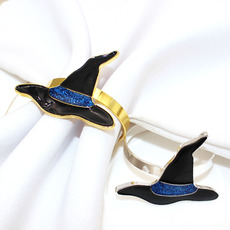 酒店新款万圣节黑色女巫帽餐巾环节日派对餐桌装饰口布圈餐巾扣厂 O1CN01Bh0Rzg1HVxSeS1vSk_!!3342640764-0-cib.230x230.jpg